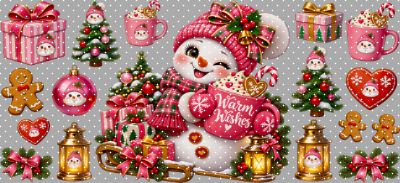 16oz Christmas-S  3629